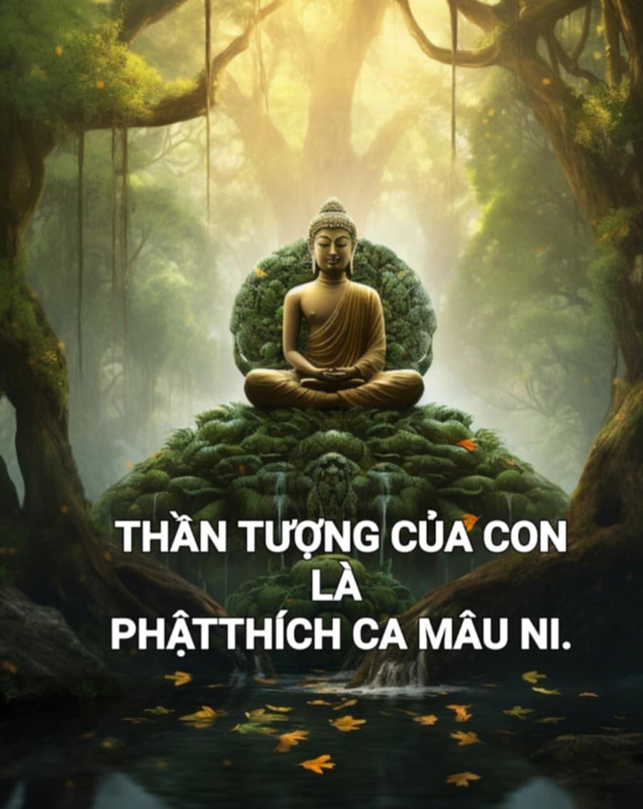 THẦN TƯỢNG CỦA CON LÀ PHẬT THÍCH CA MÂU NI